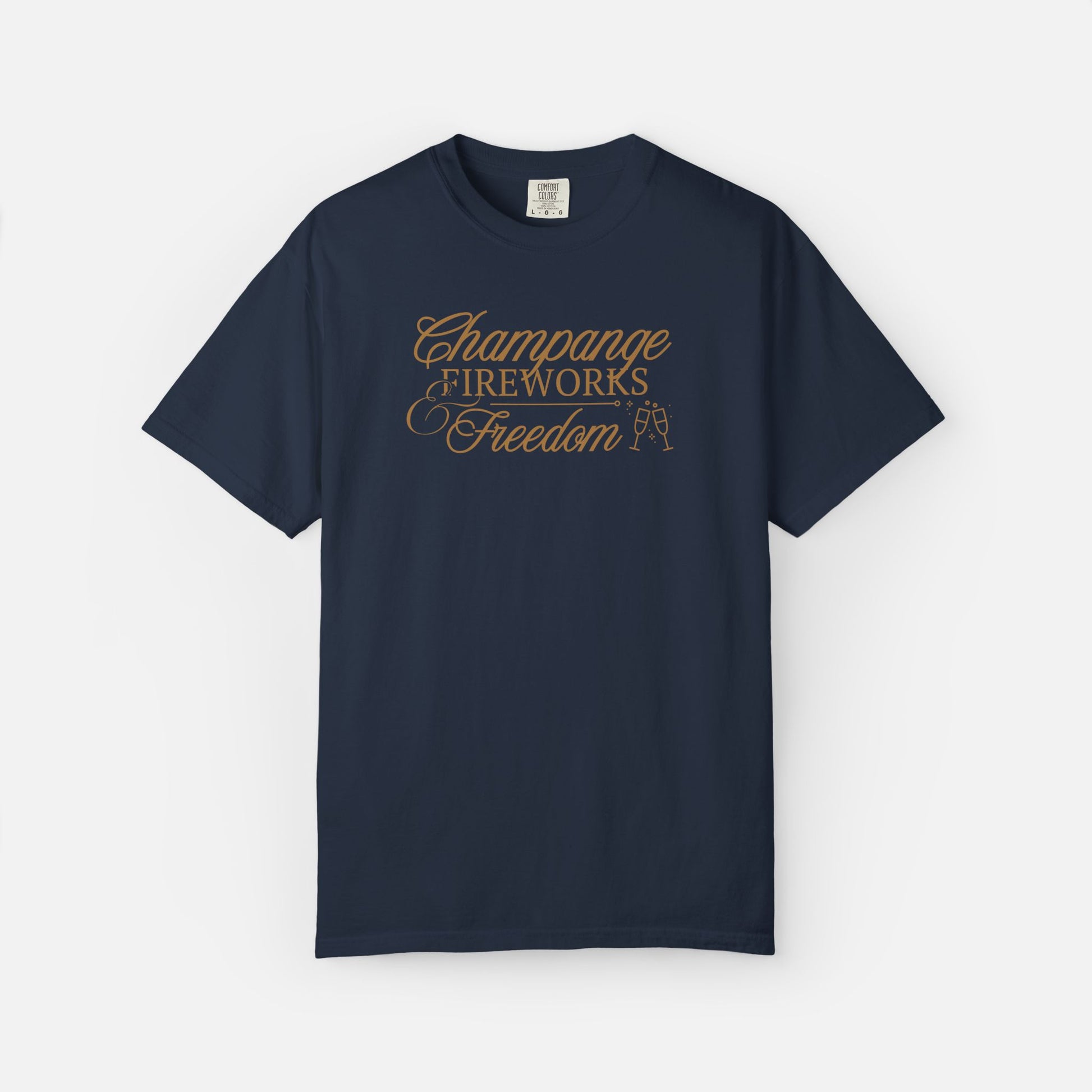 Champagne, Fireworks, Freedom - Tee
