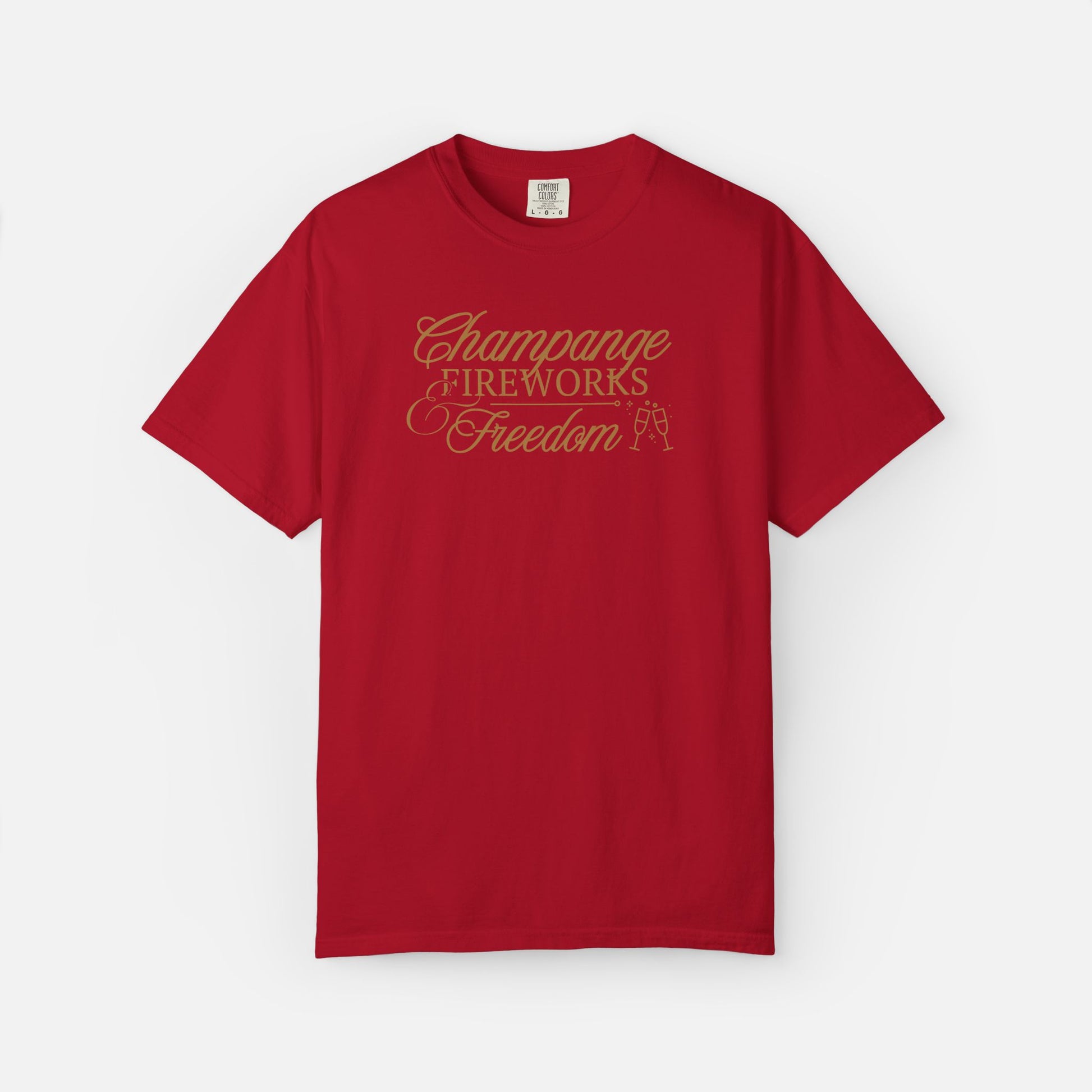 Champagne, Fireworks, Freedom - Tee