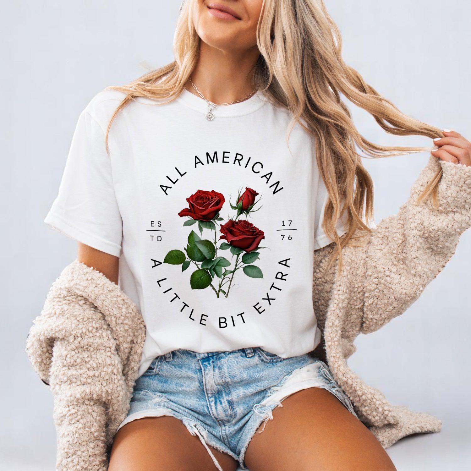 All American, A Little Extra - Graphic Tee Light