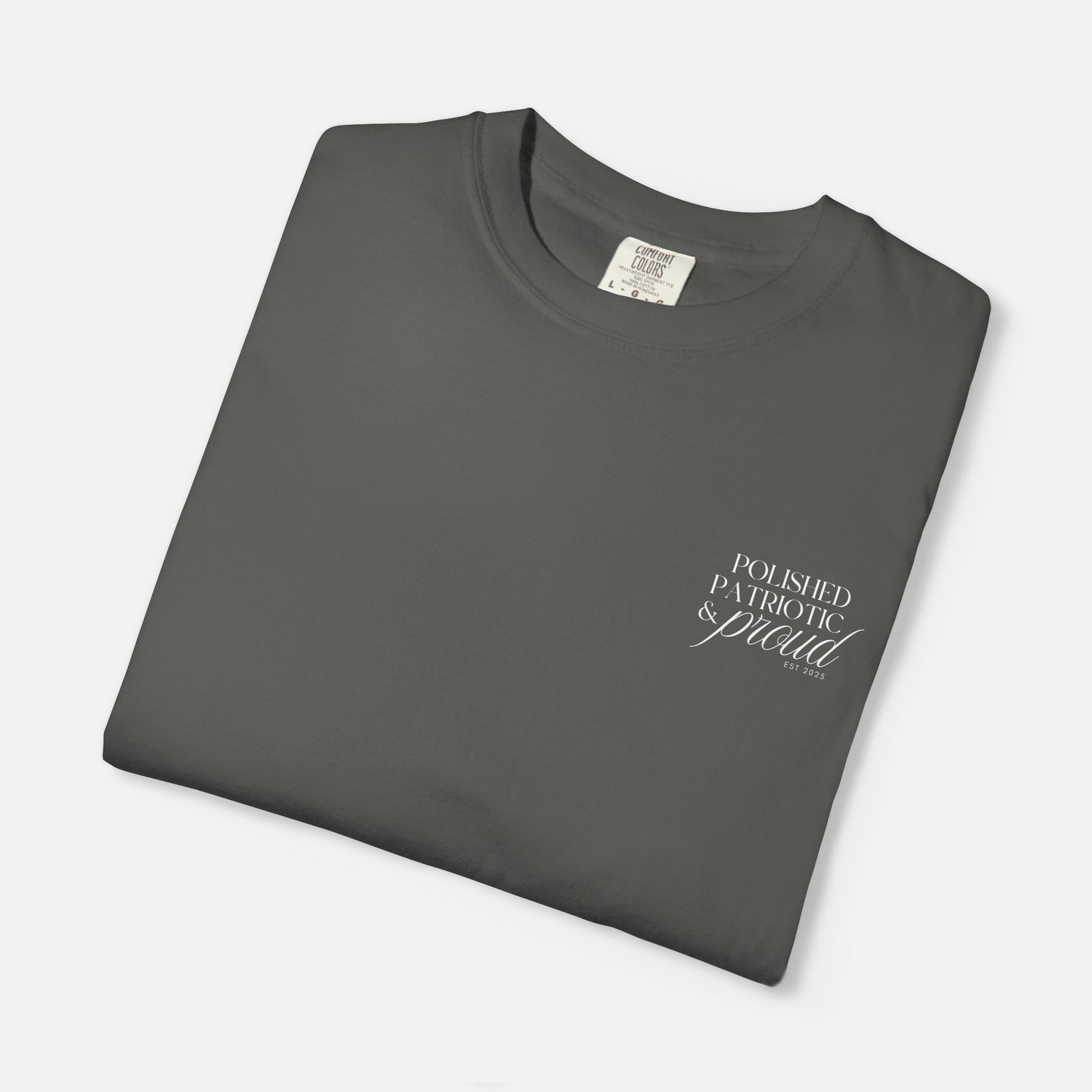 Polished, Patriotic & Proud – Logo Tee