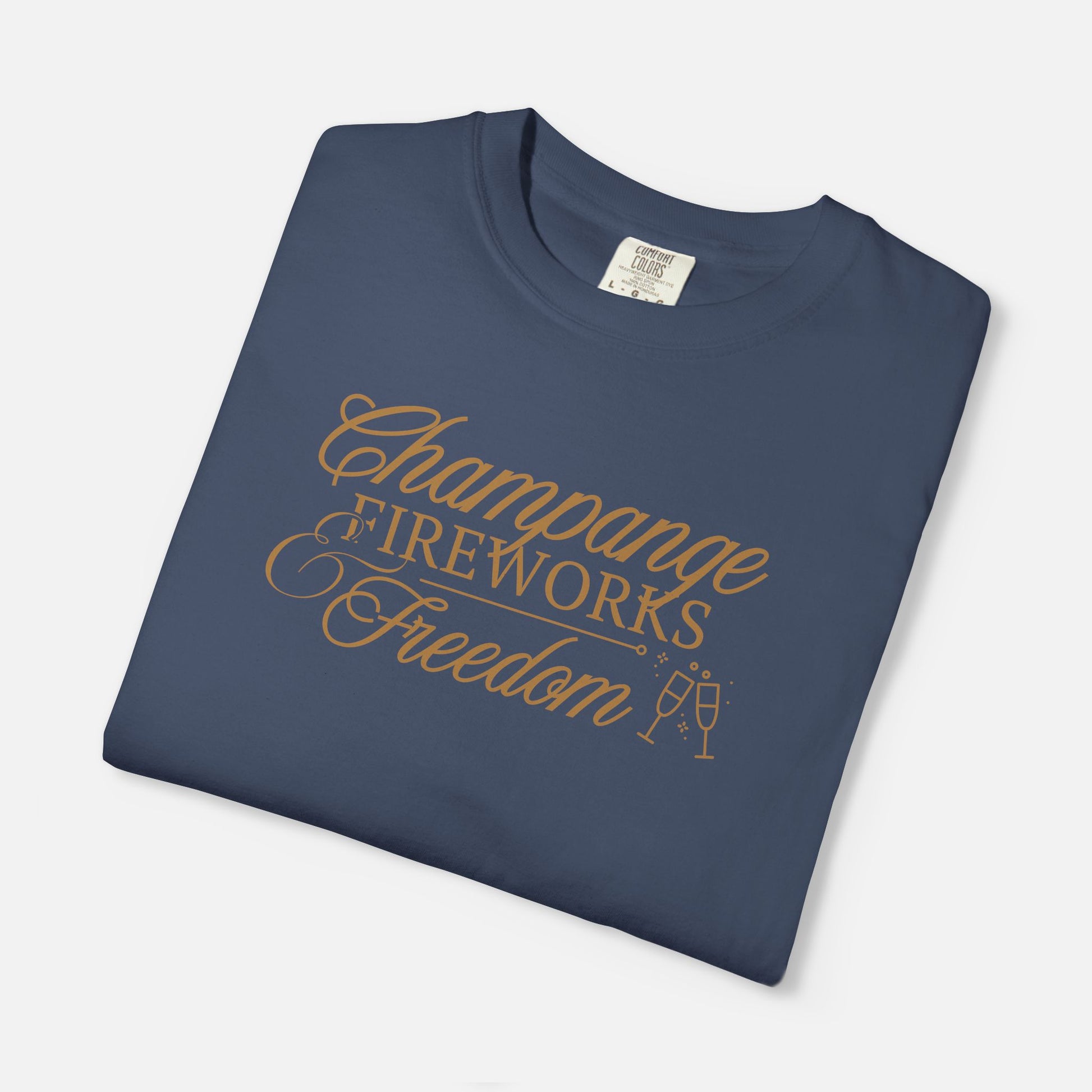 Champagne, Fireworks, Freedom - Tee
