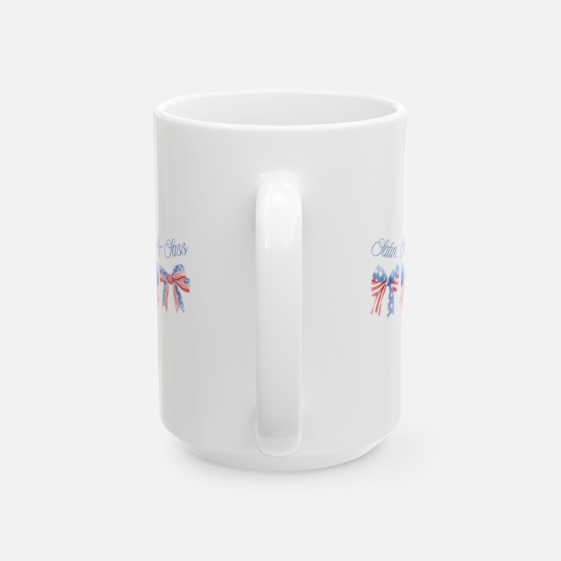 Satin, Stars & Sass – Glossy Ceramic Mug 11oz 15oz