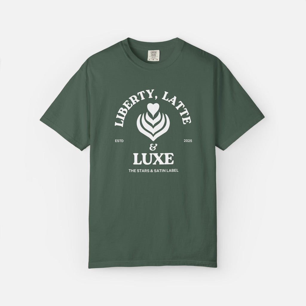 Liberty, Lattes, & Luxe Graphic Tee