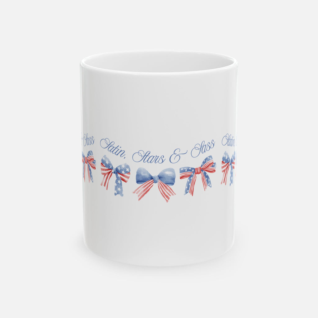 Satin, Stars & Sass – Glossy Ceramic Mug 11oz 15oz