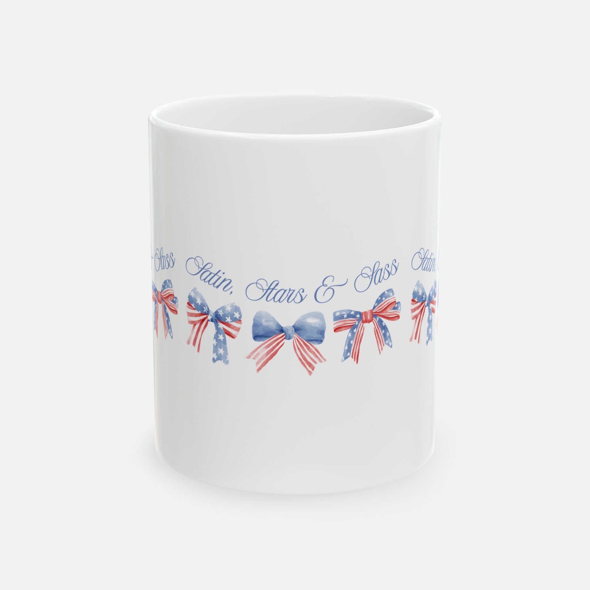 Satin, Stars & Sass – Glossy Ceramic Mug 11oz 15oz