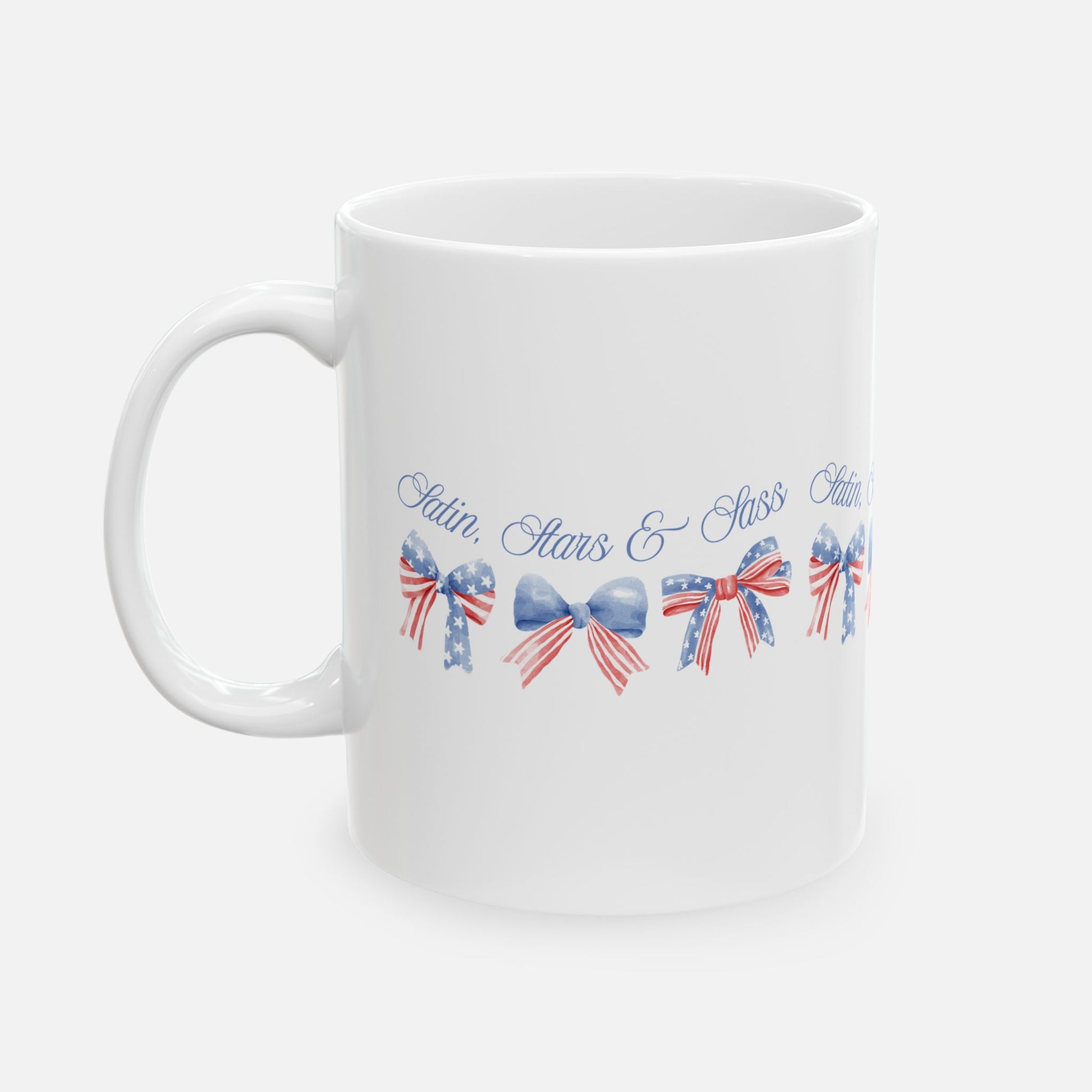 Satin, Stars & Sass – Glossy Ceramic Mug 11oz 15oz