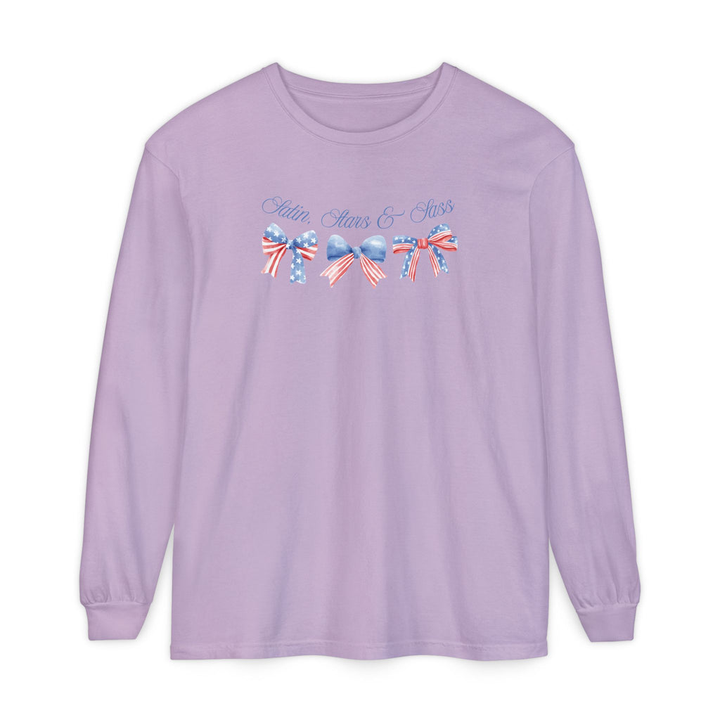 Satin Stars and Sass -  Long Sleeve Tee