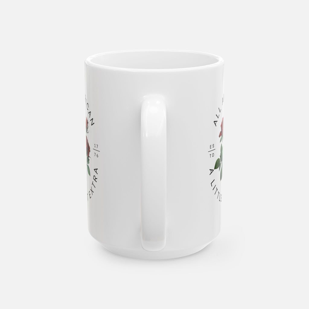 All American, A Little Extra – Glossy Ceramic Mug 11oz