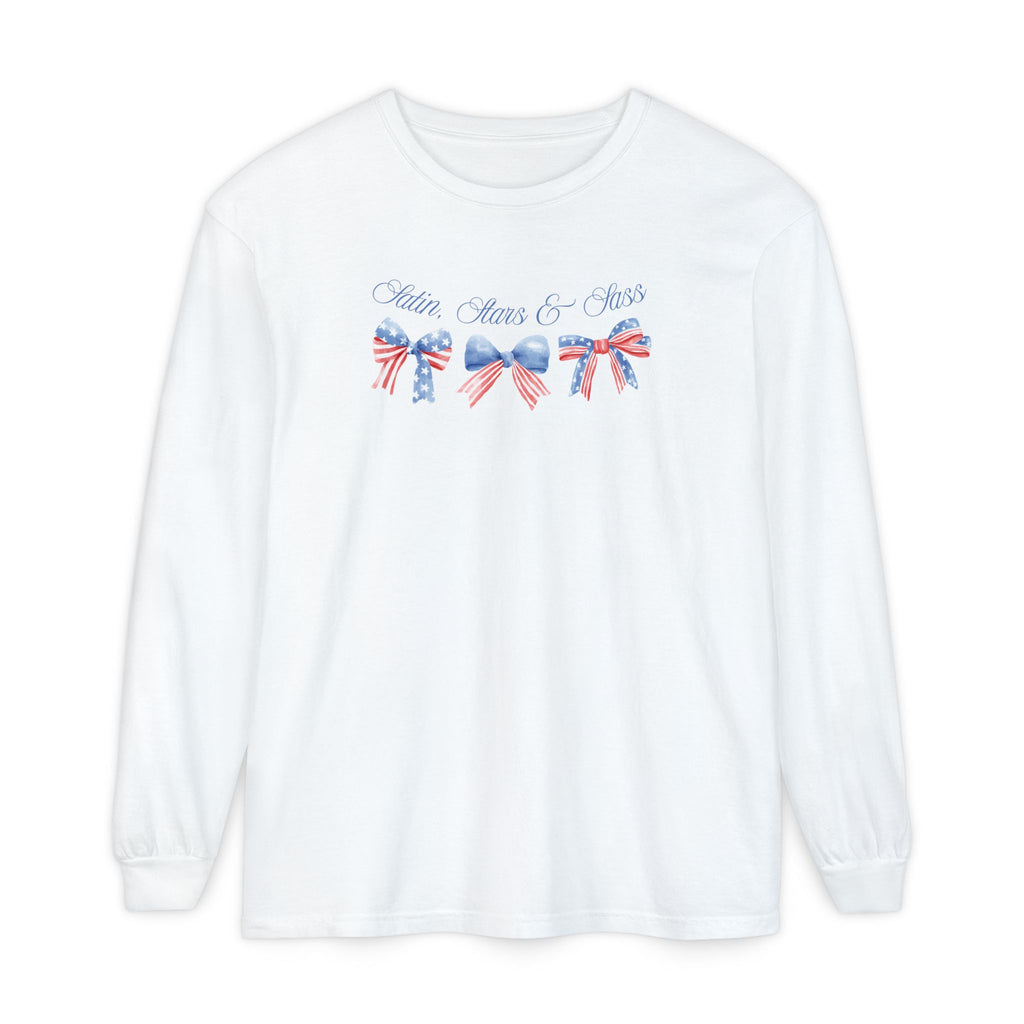 Satin Stars and Sass -  Long Sleeve Tee