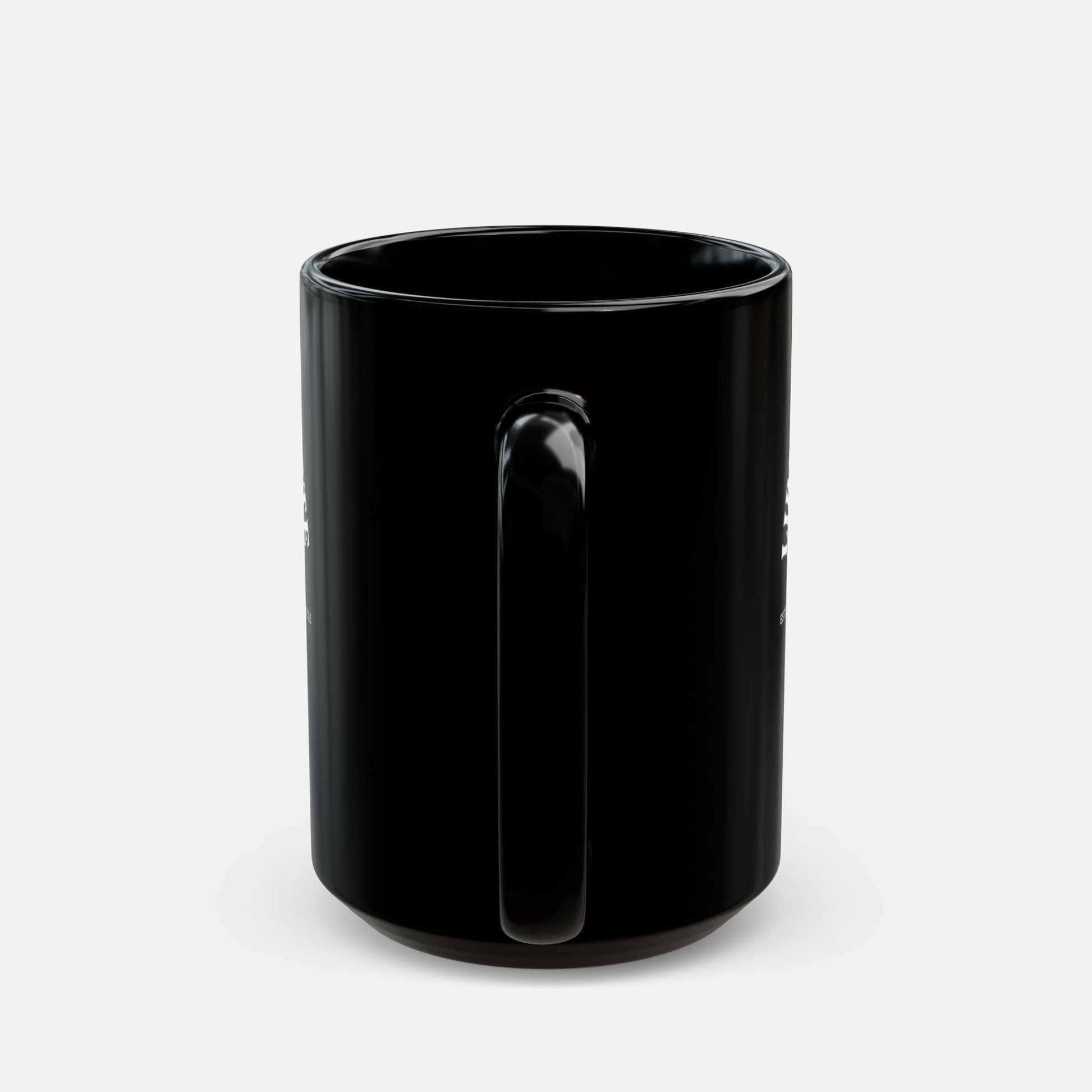 Liberty, Latte & Luxe – Glossy Black Ceramic Mug 11oz, 15oz