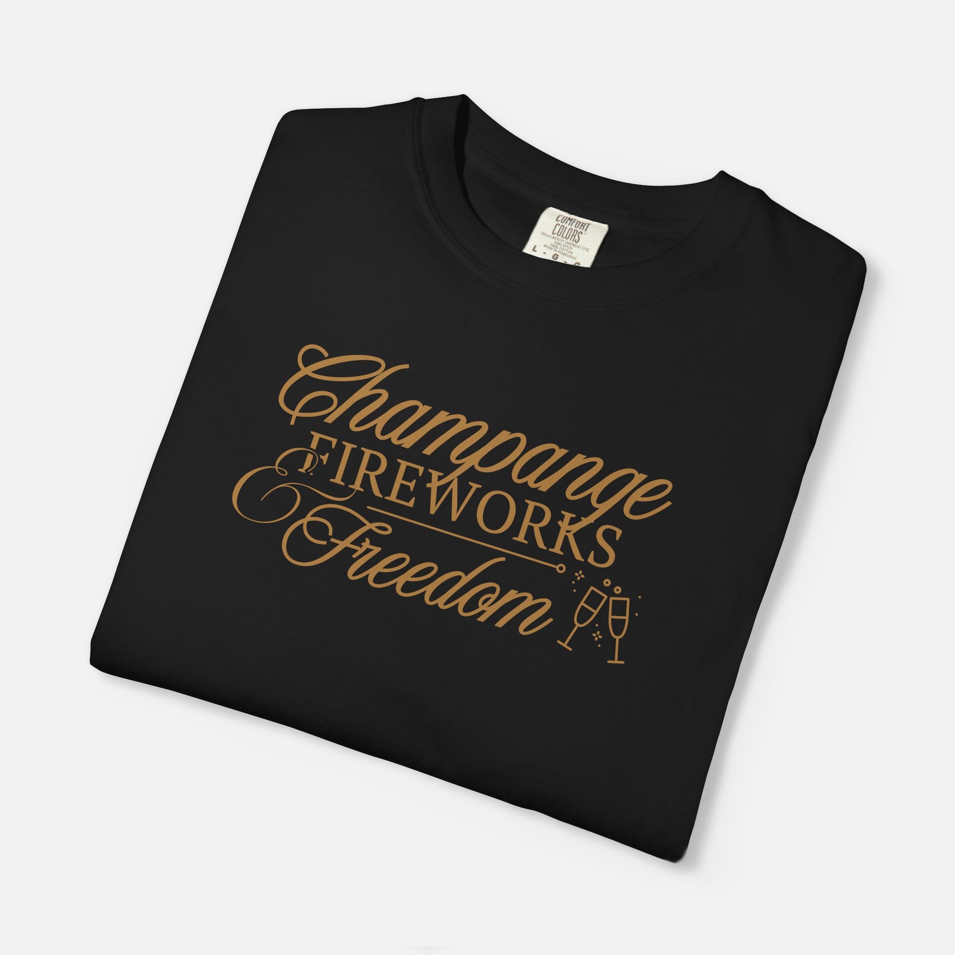 Champagne, Fireworks, Freedom - Tee