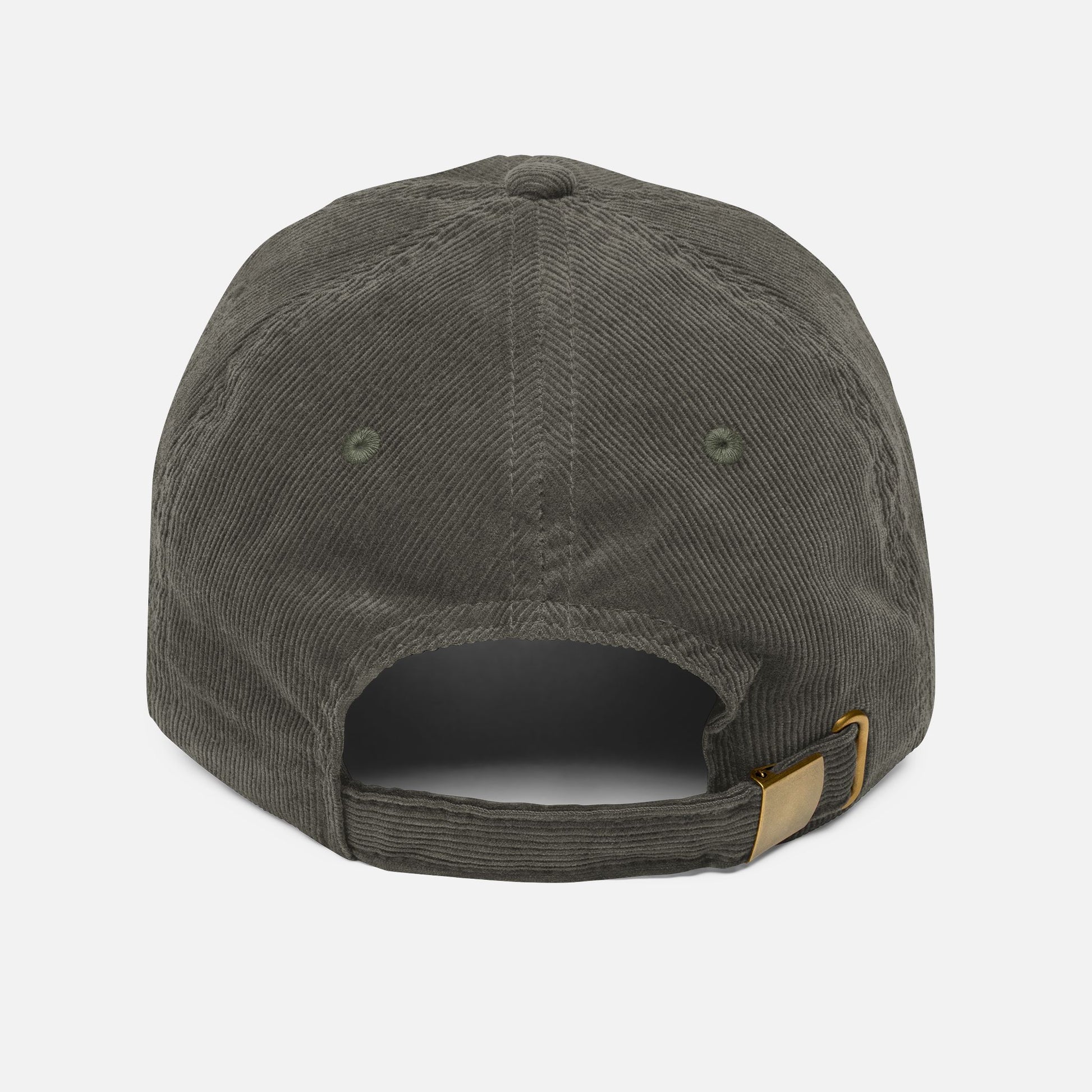 Polished Patriotic and Proud Embroidered Vintage Corduroy Cap