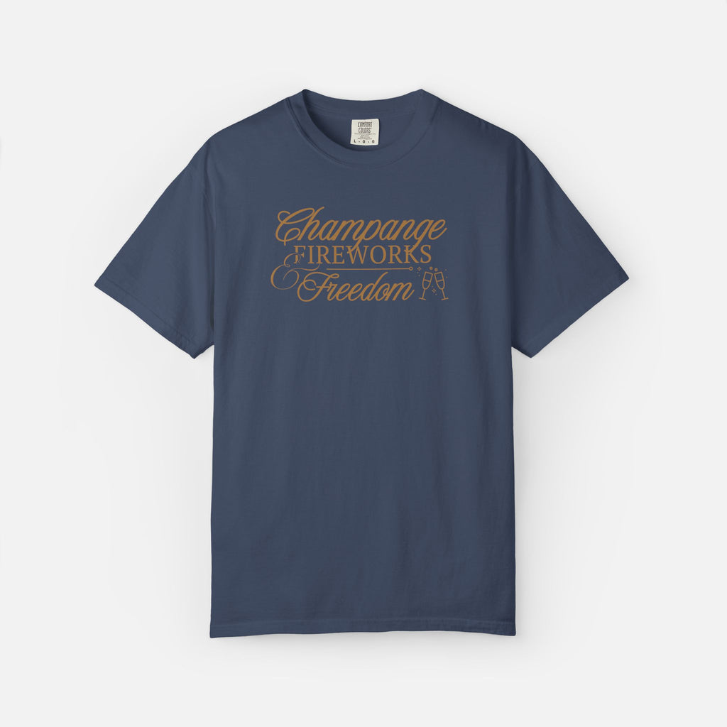 Champagne, Fireworks, Freedom - Tee