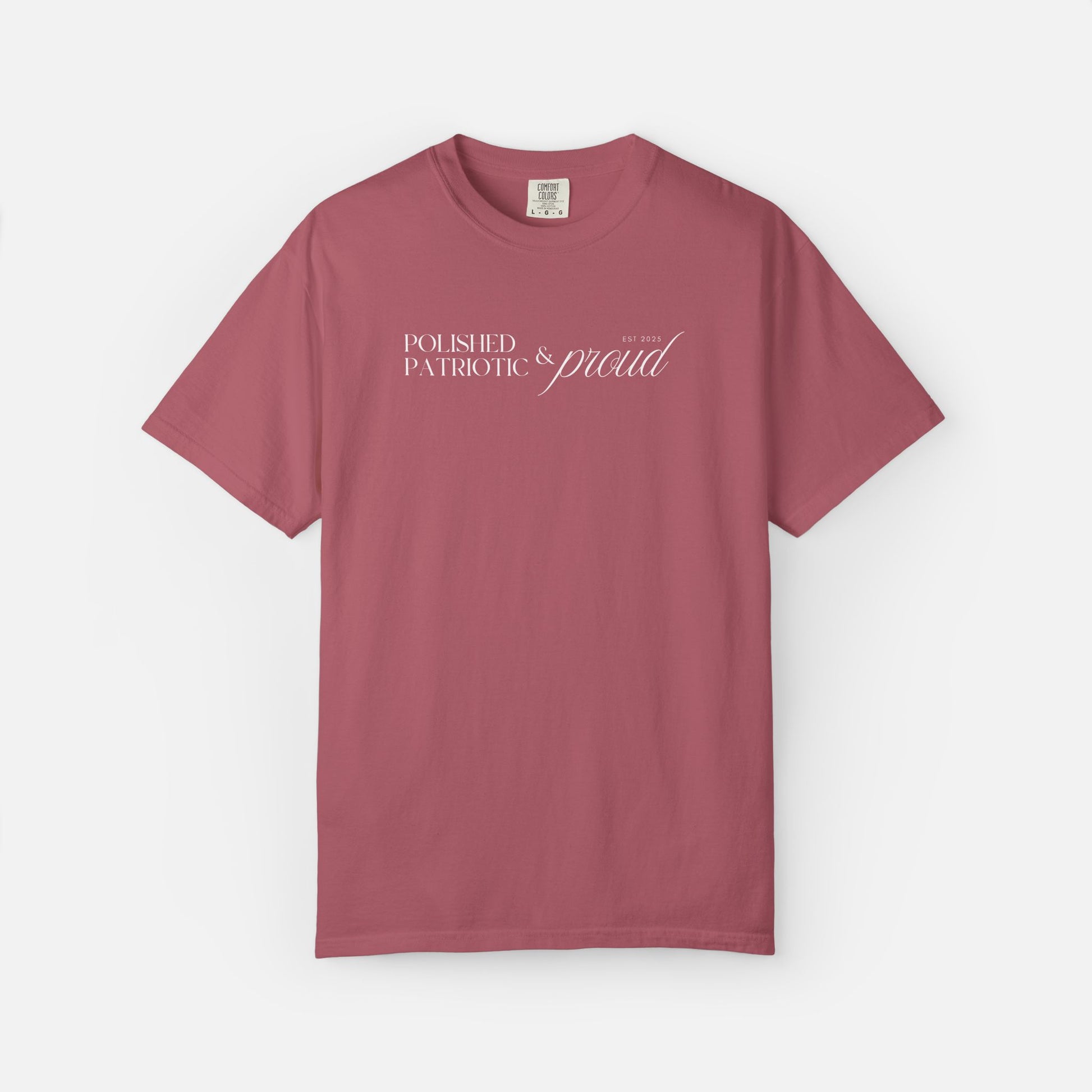 Polished, Patriotic & Proud – Statement Tee
