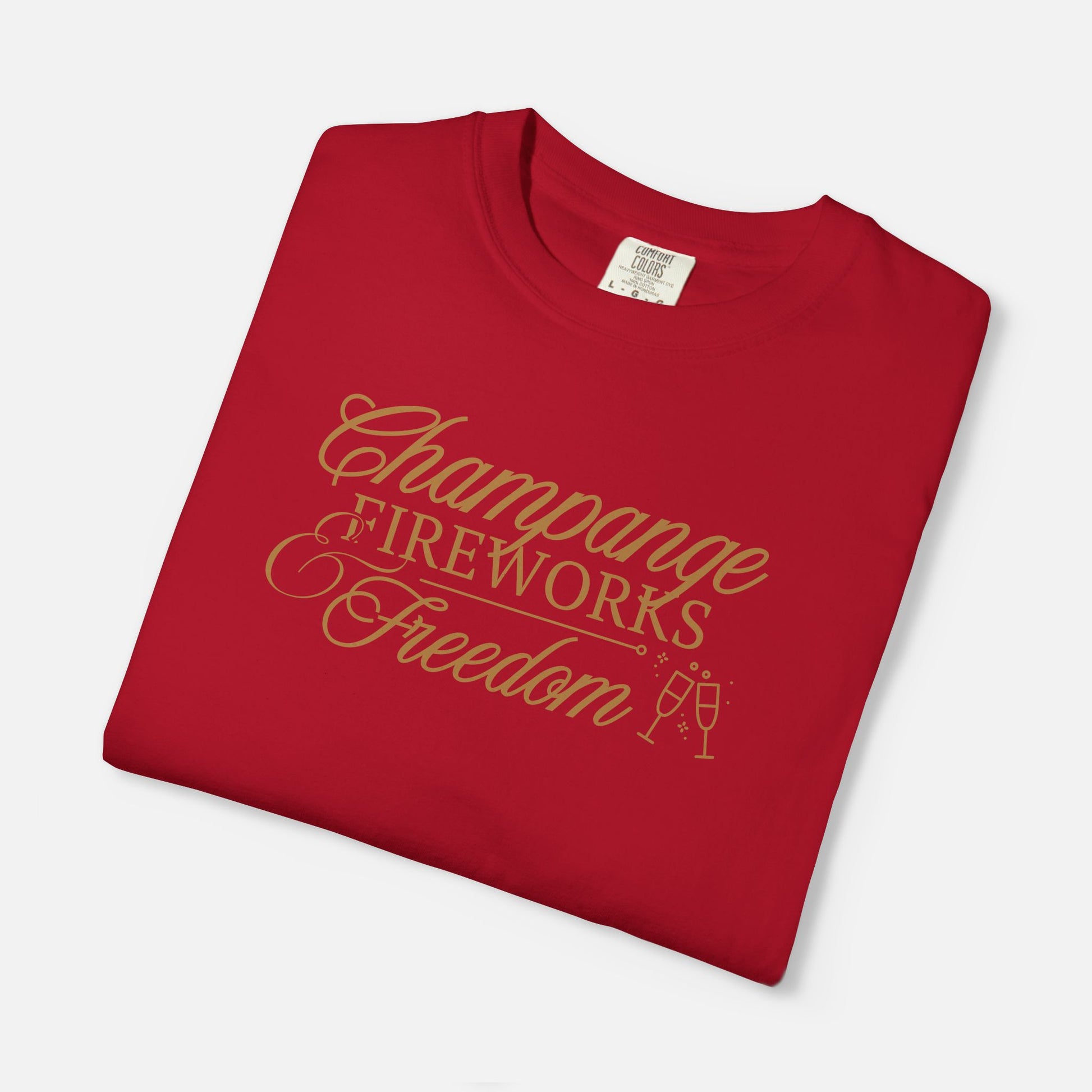 Champagne, Fireworks, Freedom - Tee