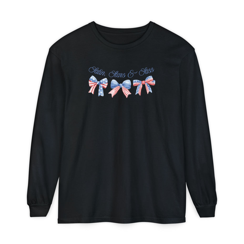 Satin Stars and Sass -  Long Sleeve Tee