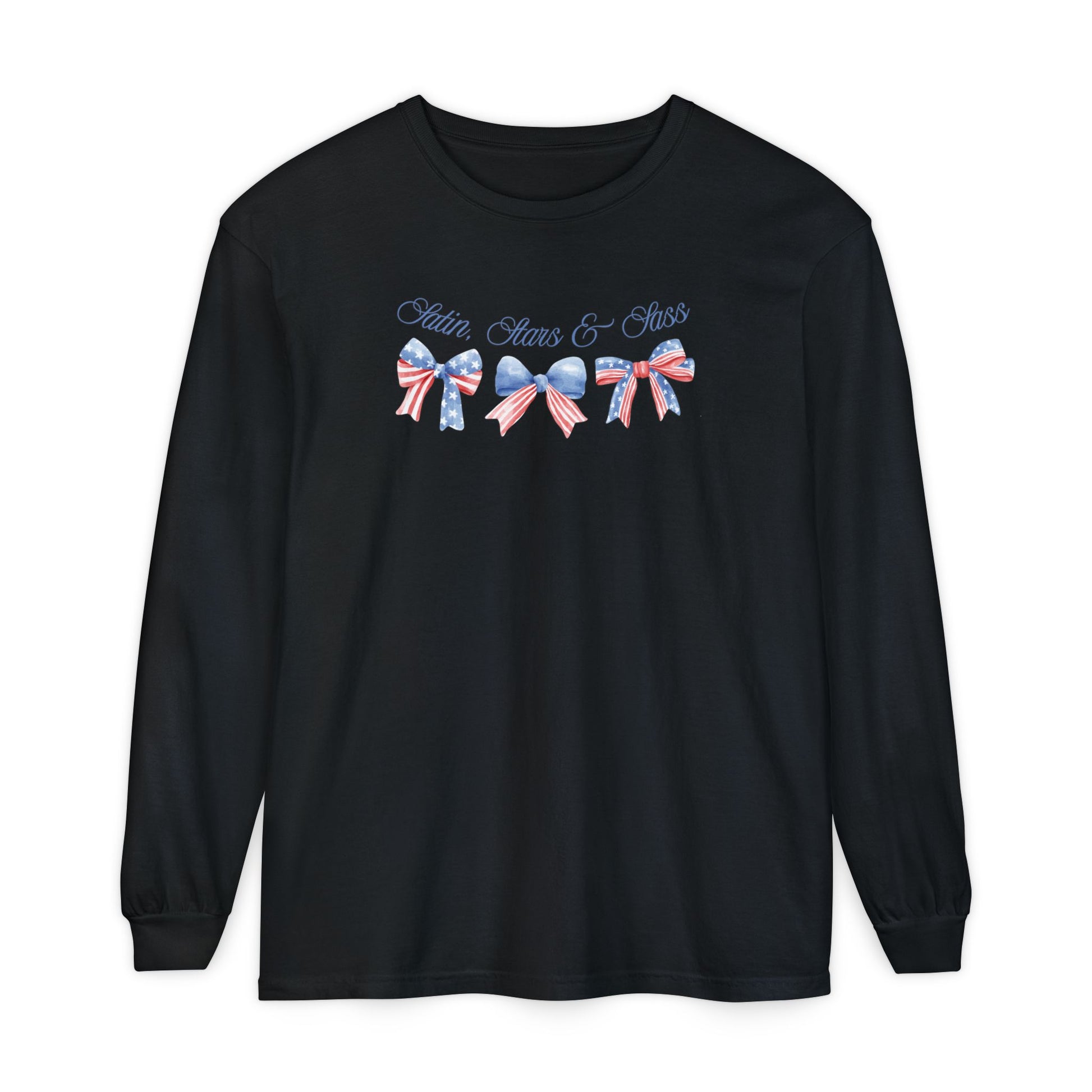 Satin Stars and Sass -  Long Sleeve Tee