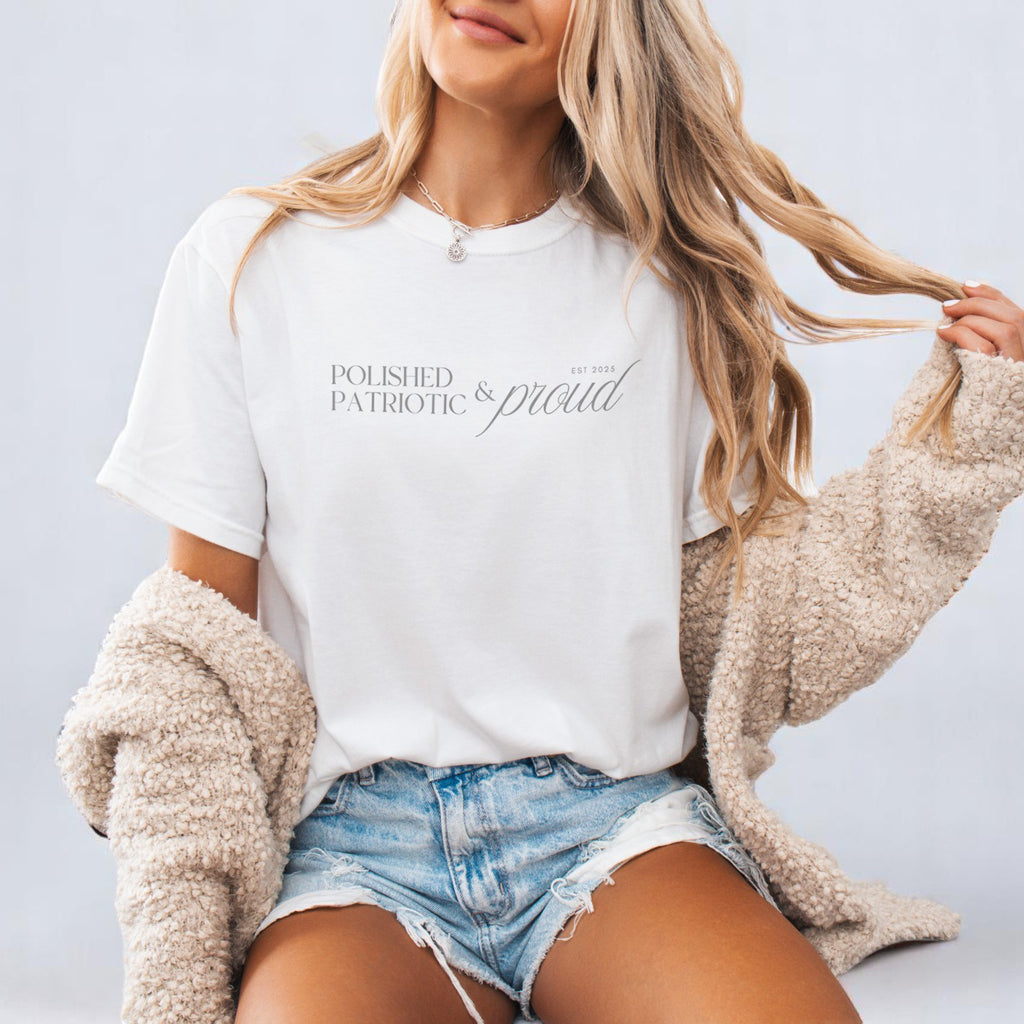Polished, Patriotic & Proud – Statement Tee Light
