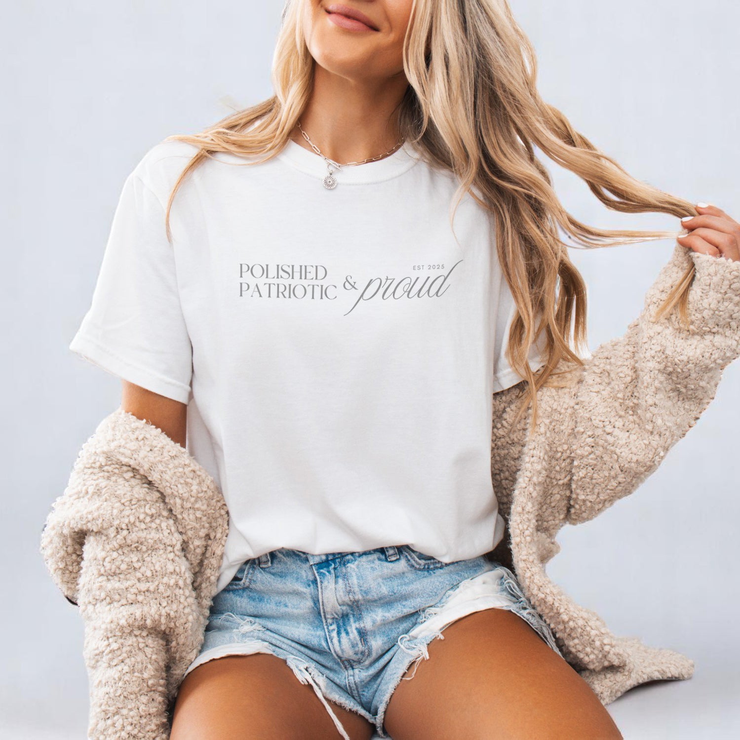 Polished, Patriotic & Proud – Statement Tee Light