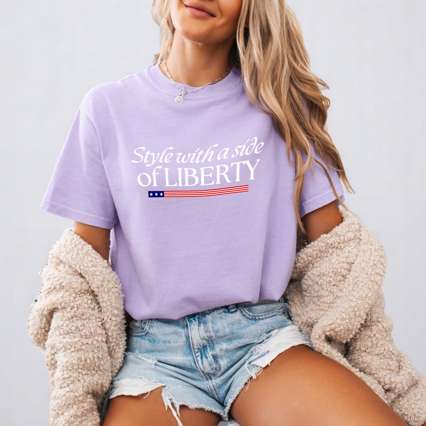Style with a side of Liberty - T-Shirt
