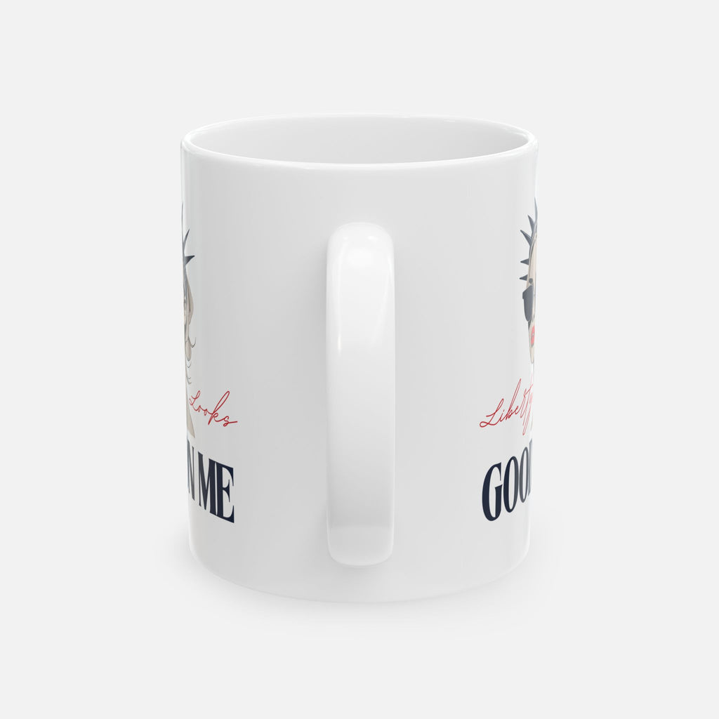 Liberty Looks Good on Me – Glossy Ceramic Mug 11oz