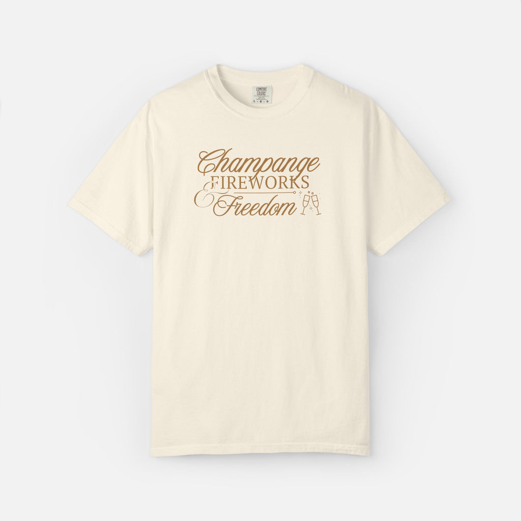 Champagne, Fireworks, Freedom - Tee