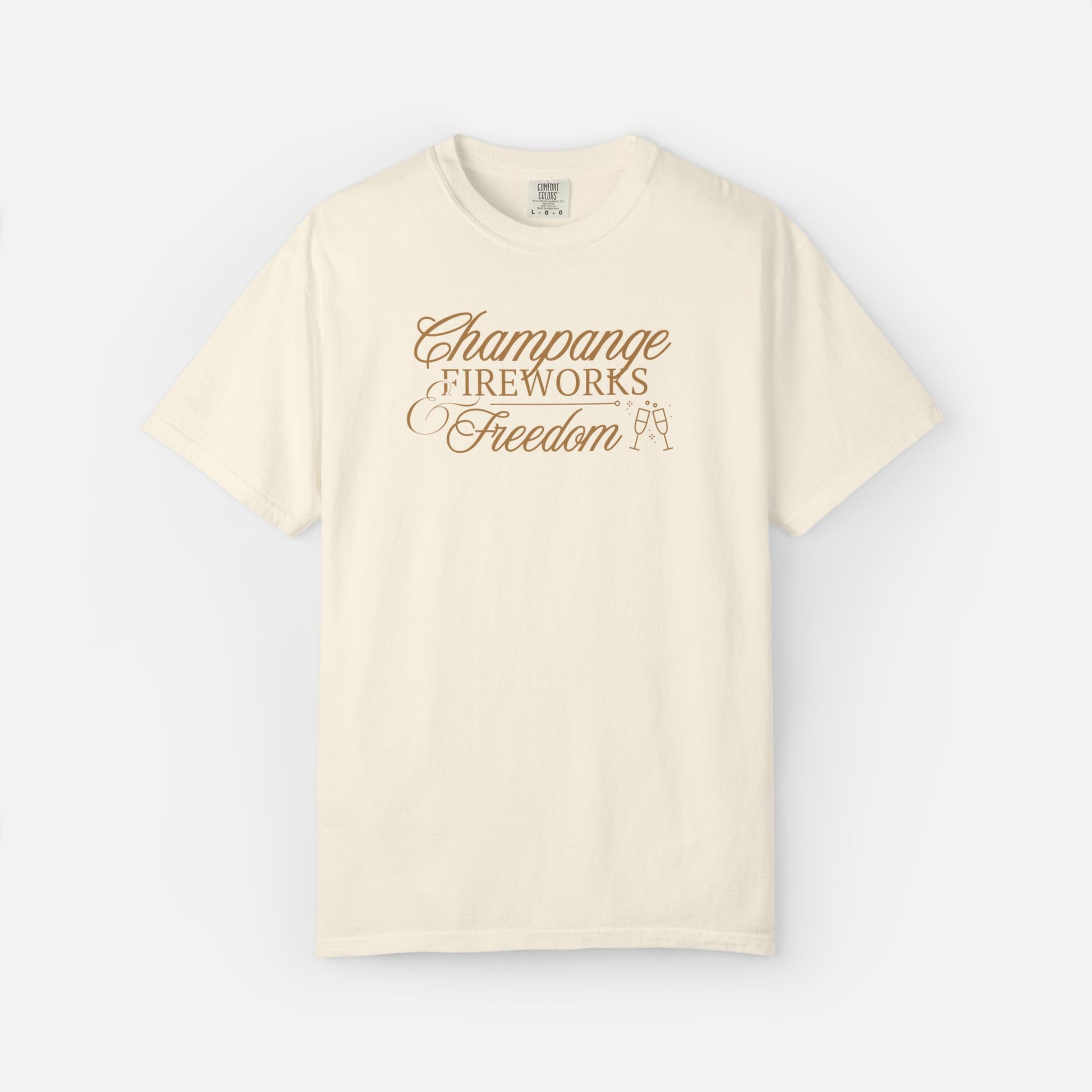 Champagne, Fireworks, Freedom - Tee
