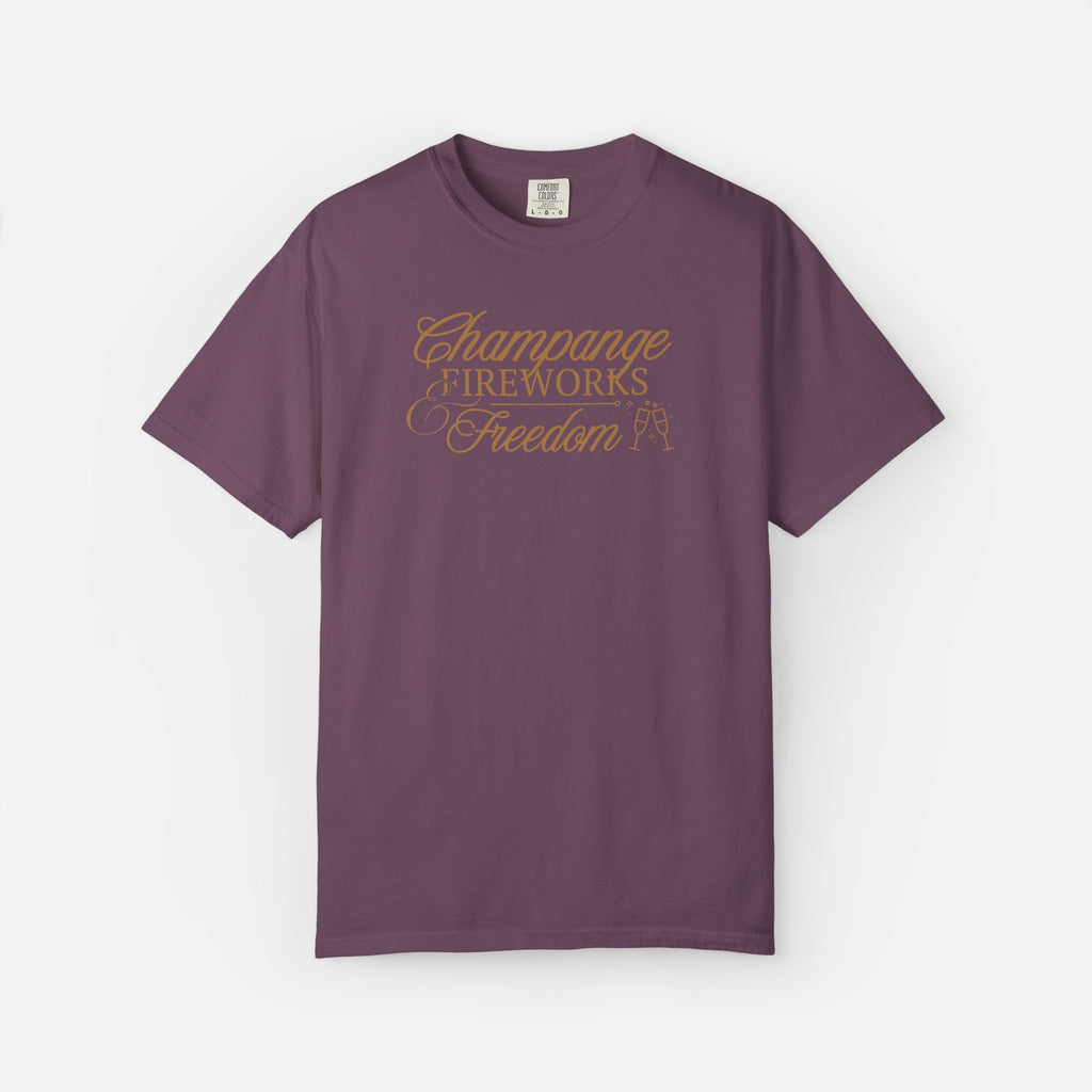 Champagne, Fireworks, Freedom - Tee