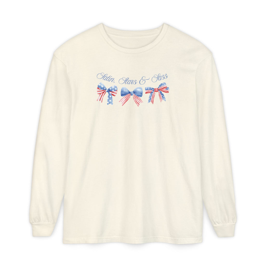 Satin Stars and Sass -  Long Sleeve Tee