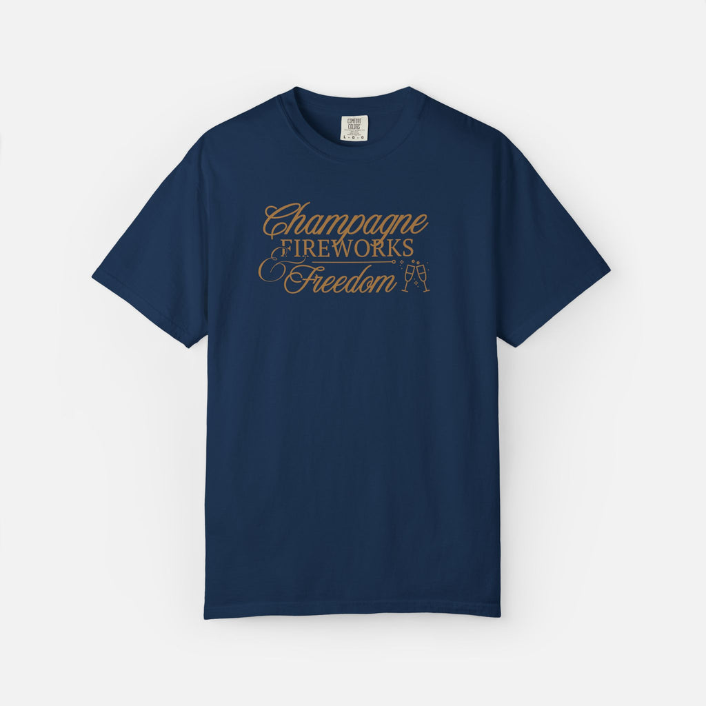 Champagne, Fireworks, Freedom – Limited Edition 4th of July Tee