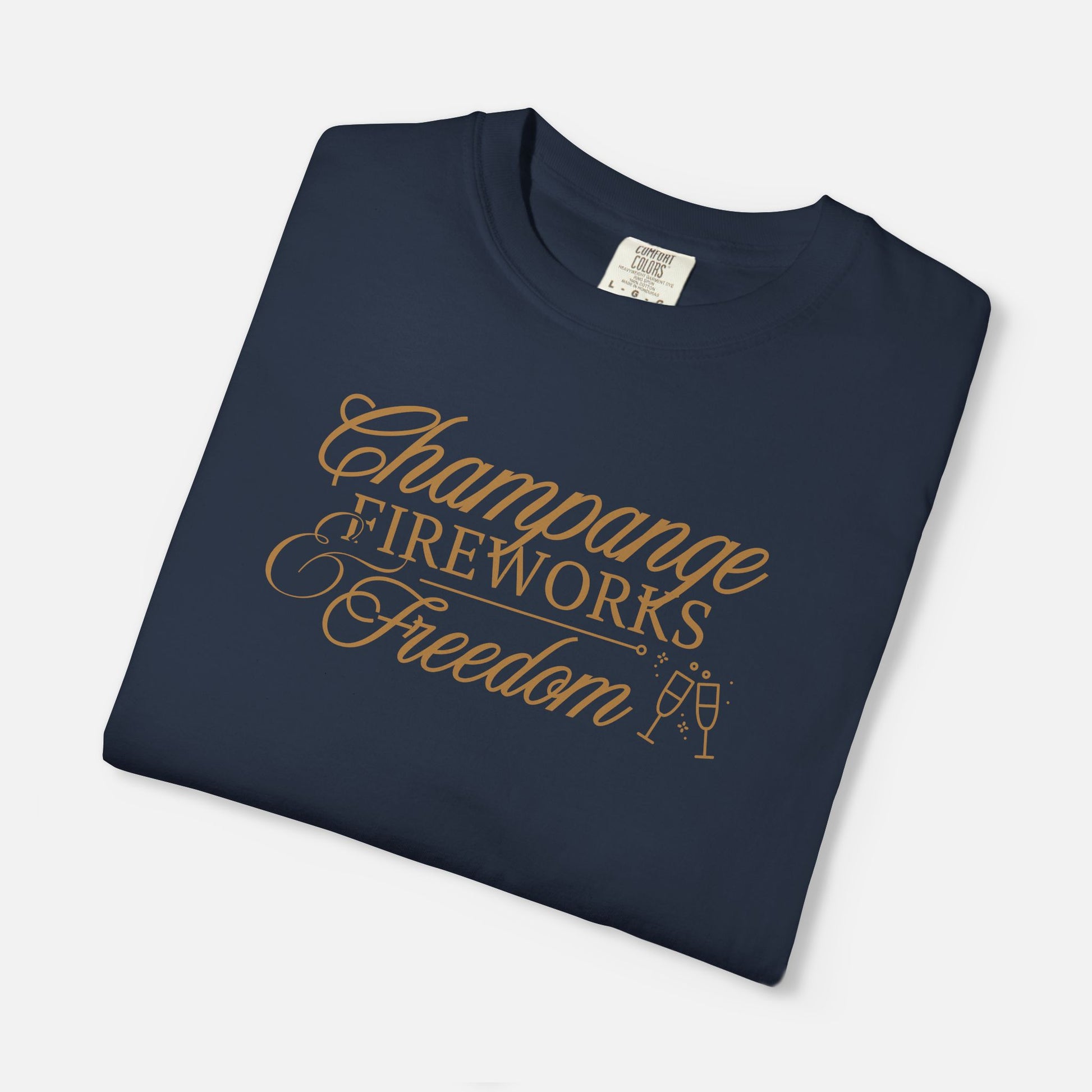 Champagne, Fireworks, Freedom - Tee