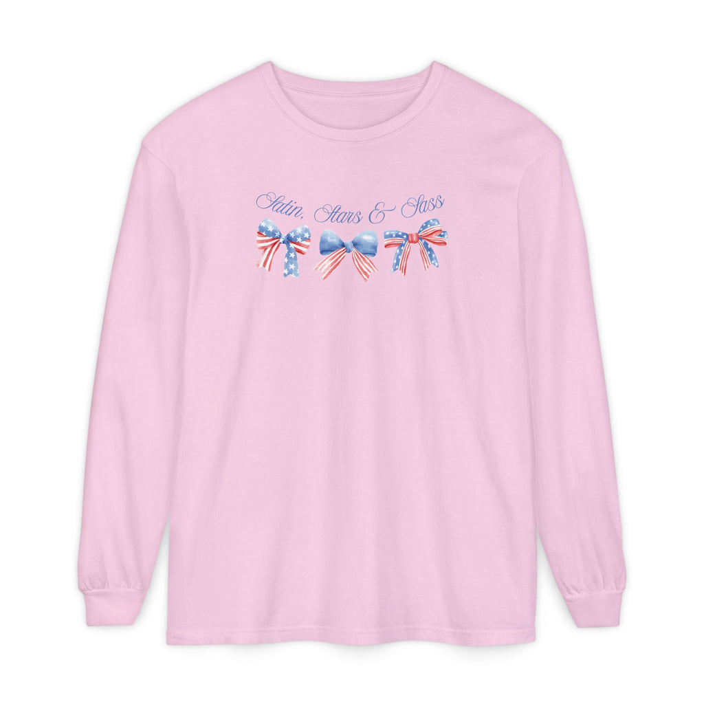 Satin Stars and Sass -  Long Sleeve Tee