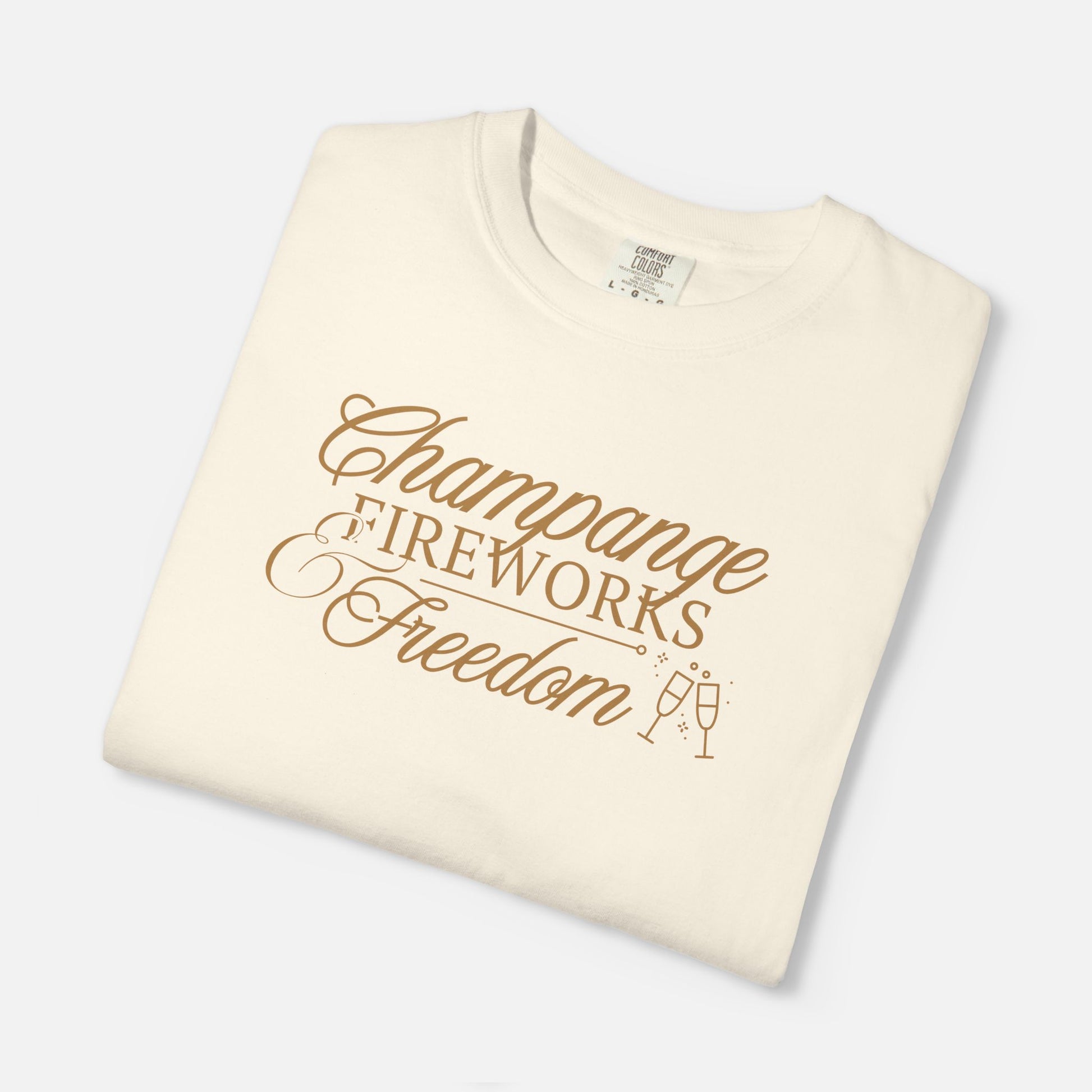 Champagne, Fireworks, Freedom - Tee