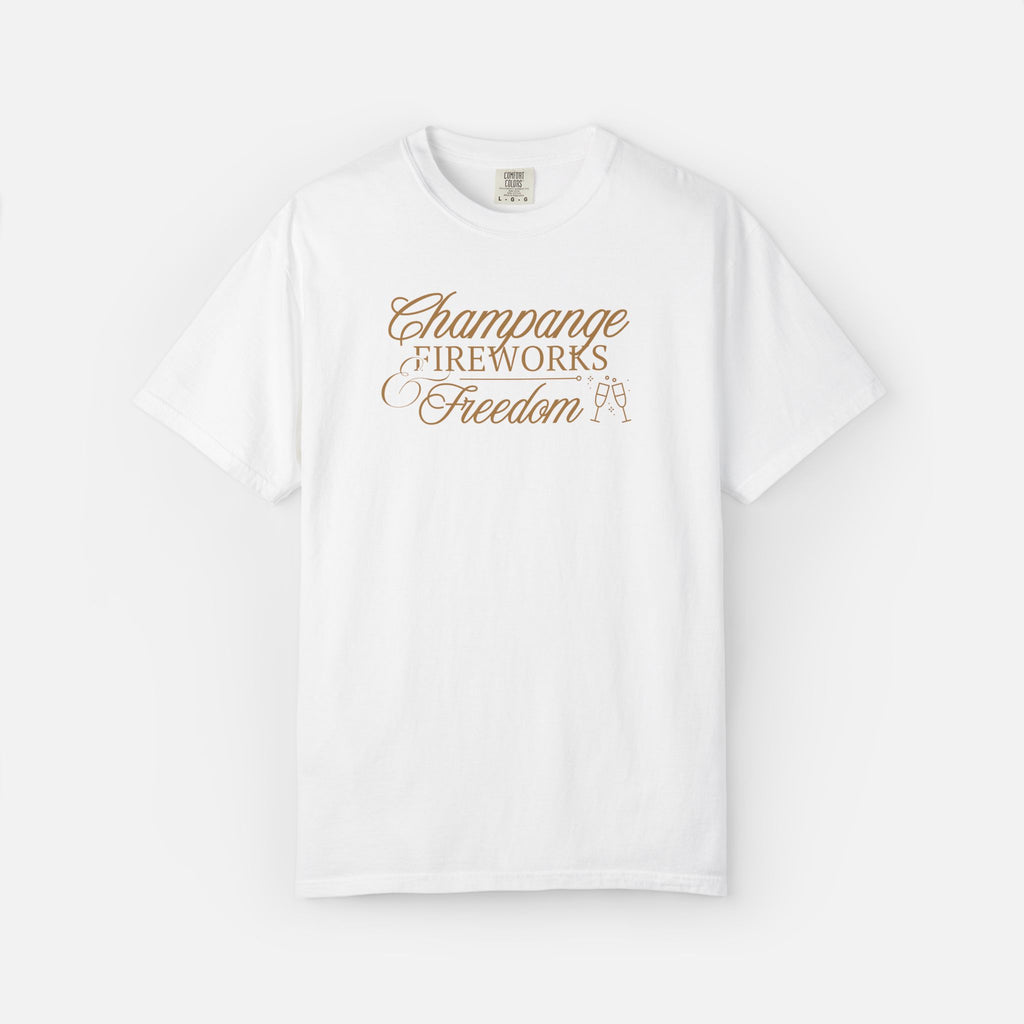 Champagne, Fireworks, Freedom - Tee