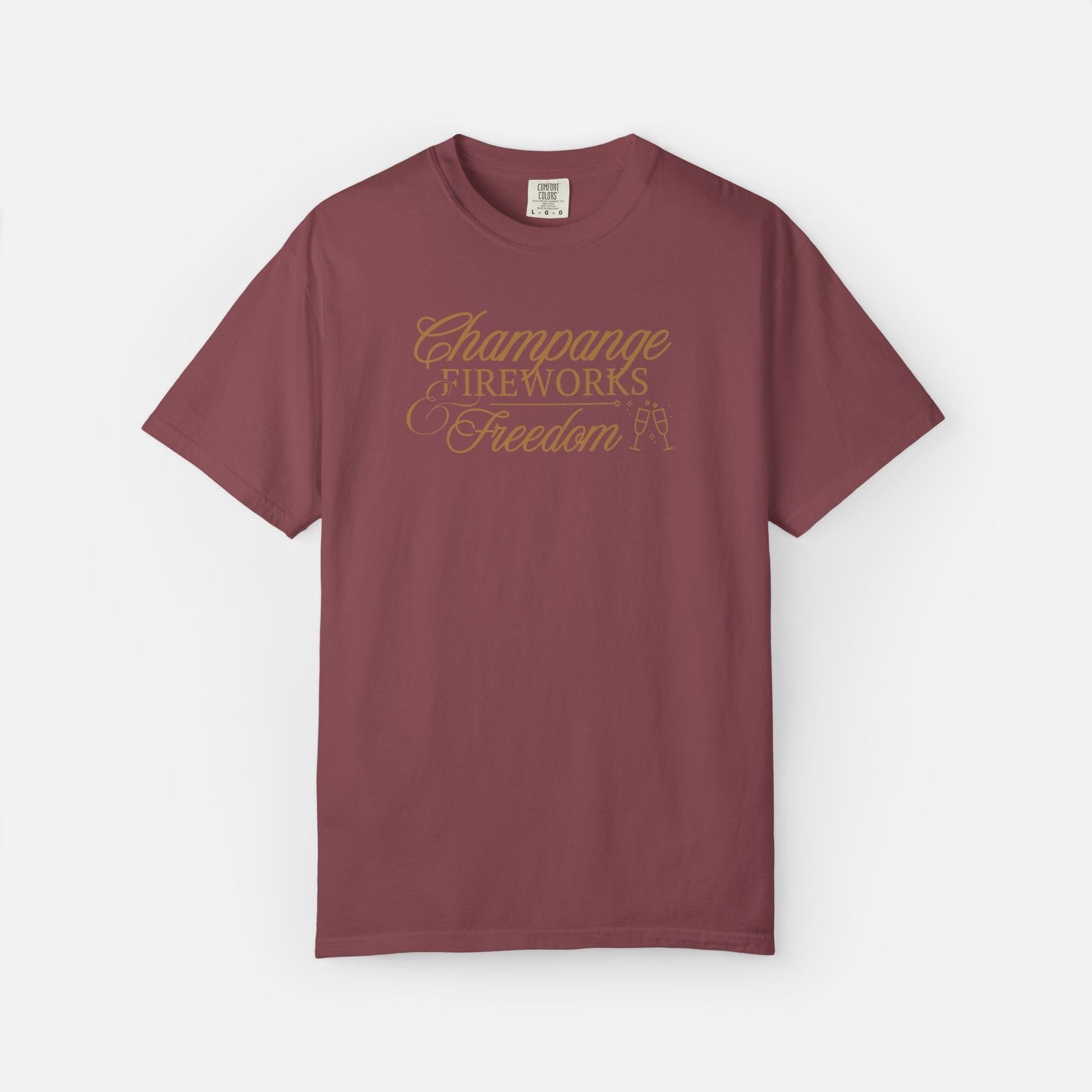Champagne, Fireworks, Freedom - Tee