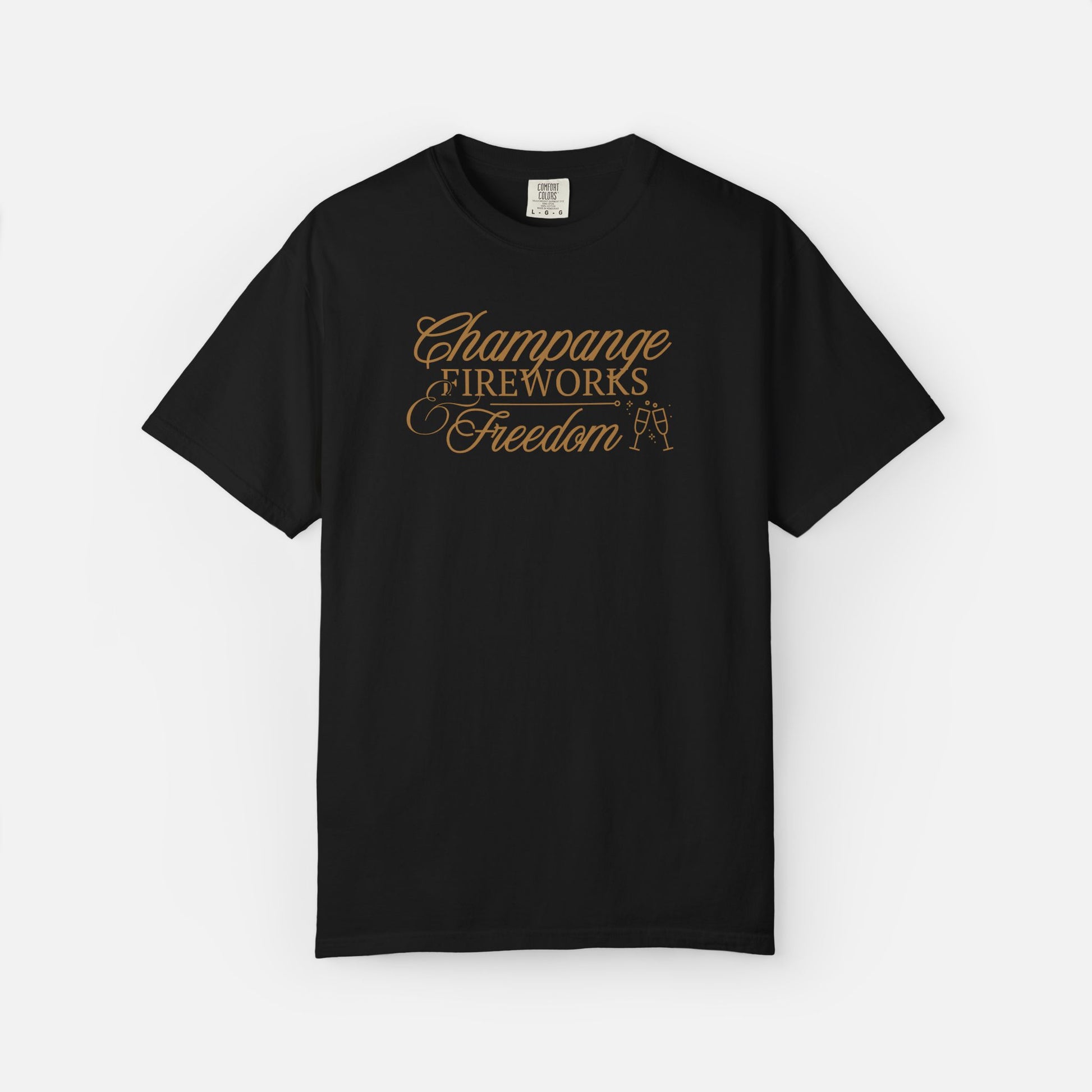 Champagne, Fireworks, Freedom - Tee